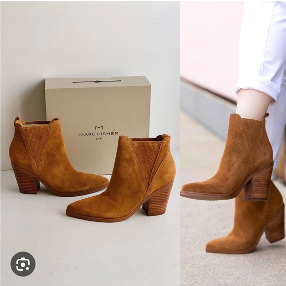 Marc Fisher Gadri Ankle Boot in Natural - Picture 6 of 10